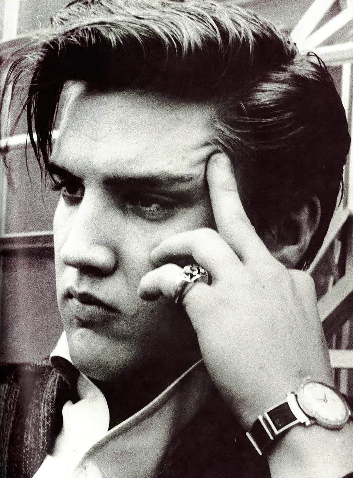 Elvis Presley is shown in an undated photo. Priscilla Presley, his widow, will reveal never-seen film clips of their wedding and home life during an appearance in Mooresville on June 15, 2024.