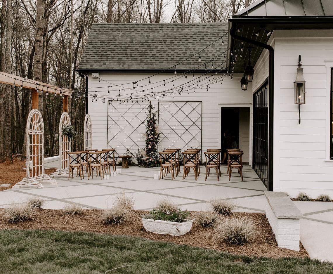 Ehman’s wedding location changed from Barcelona to Waxhaw in just a few hours, but the results were breathtaking. 