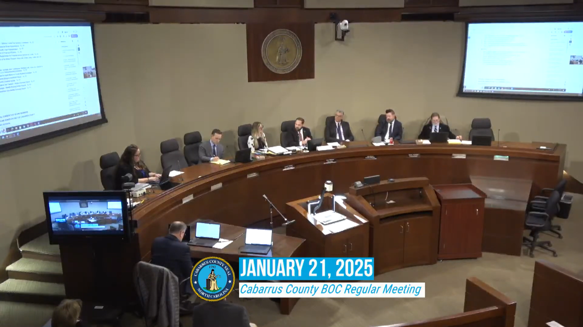 Cabarrus commissioners vote Tuesday to fire County Manager Mike Downs after a closed session discussion. Commissioner Laura Blackwell Lindsey made the motion to fire downs and Commissioner Larry Pittman seconded her motion.