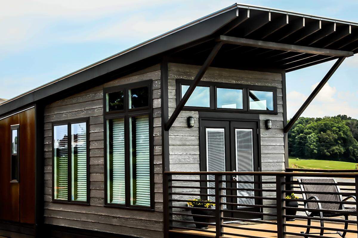 The Ridge Outdoor Resort offers tiny home glamping cabins with Internet access and full-sized refrigerators.