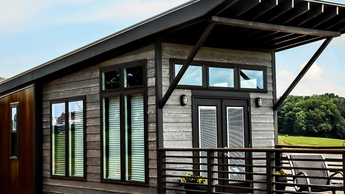 The Ridge Outdoor Resort offers tiny home glamping cabins with Internet access and full-sized refrigerators.