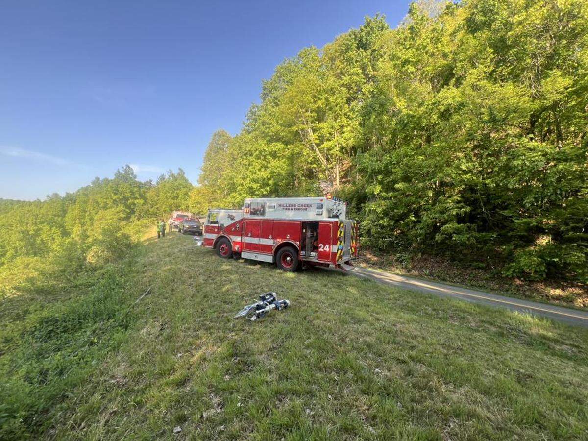 Firefighters rescued a driver who crashed and plummeted 200 feet off the Blue Ridge Parkway on Saturday, May 16, 2026.