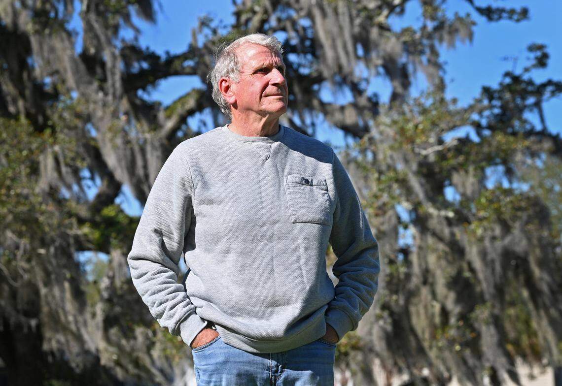 Eastern Flight 212 survivor Bob Burnham at his home in Hilton Head, S.C., where he lives with his wife.