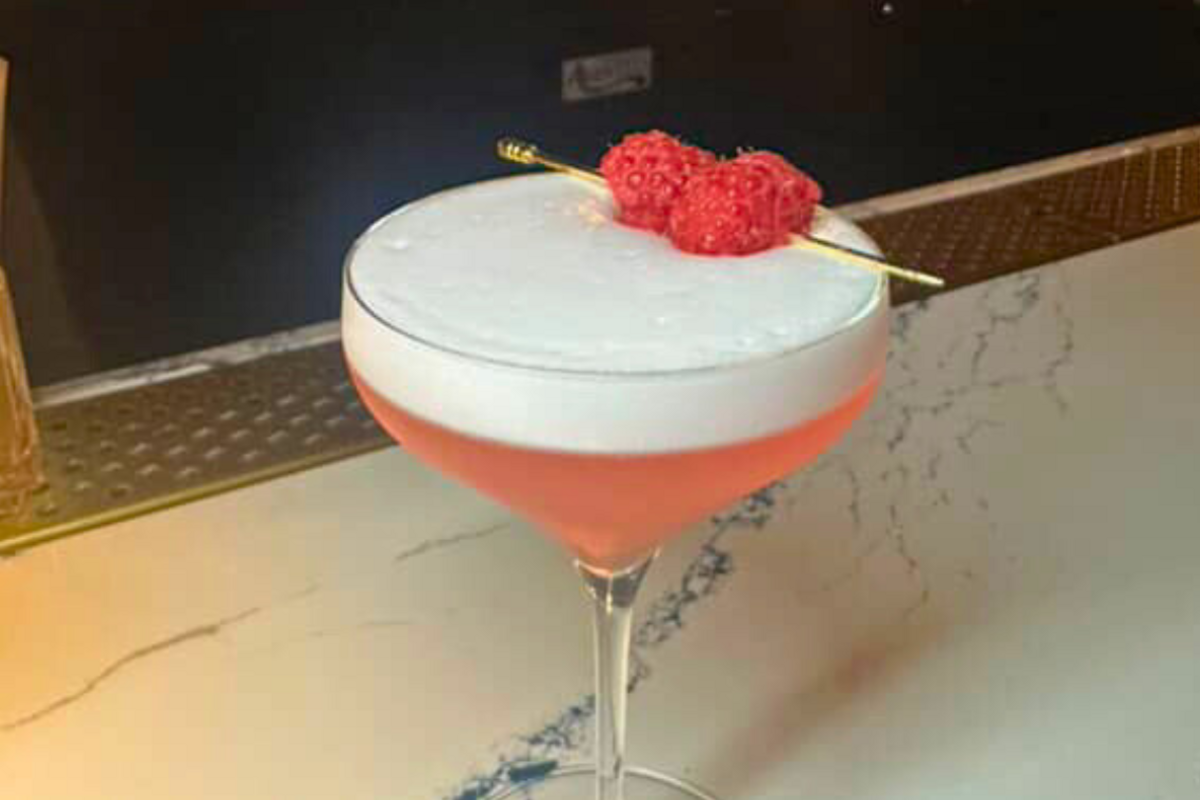 The Clover Club is a classic gin cocktail that bartenders can make off-menu at Blue Door.