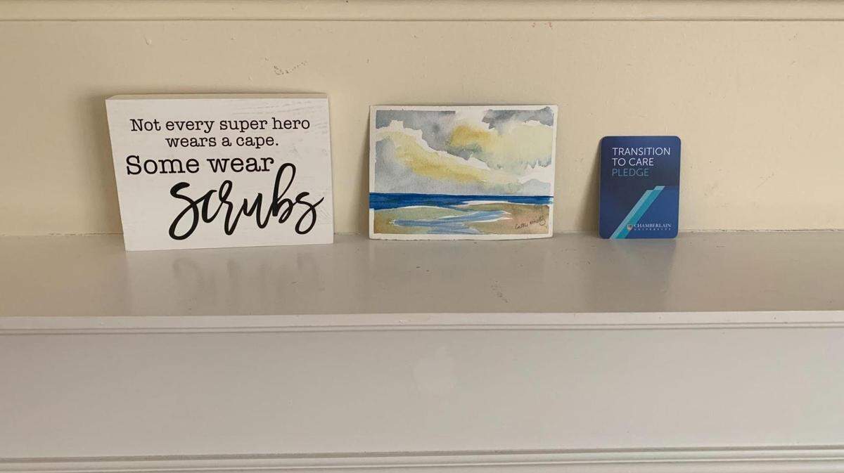 Kristin A. Silva’s gifted artwork is what she sees when she enters her home after a day of taking care of others.