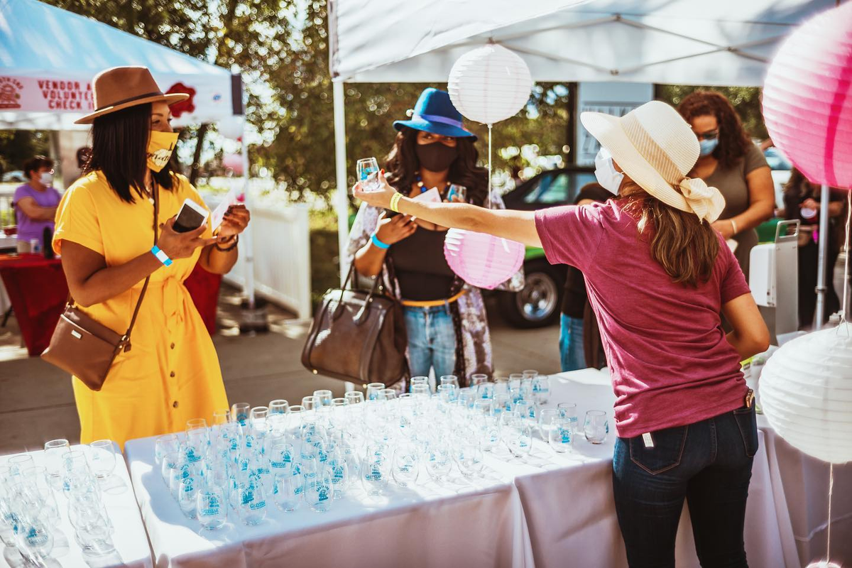 Enjoy wine tastings, an outdoor skating rink, live music and tastings at the South End Wine & HopsFest