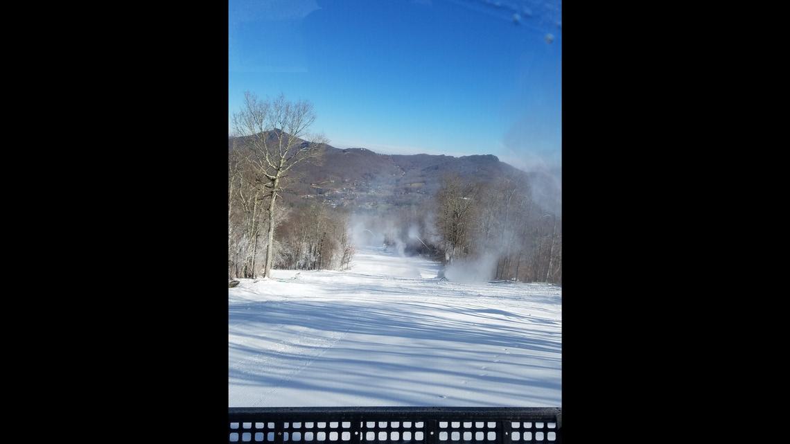 Photo from work on Sugar Mountain in 2016.