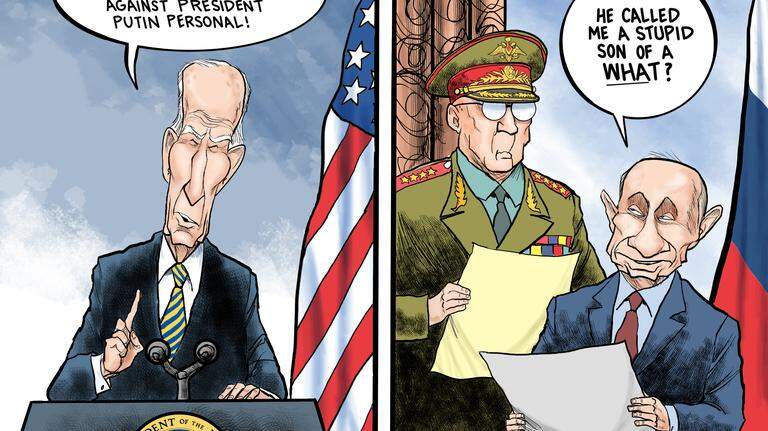 Kevin Siers cartoon: Personal Putin Penalties