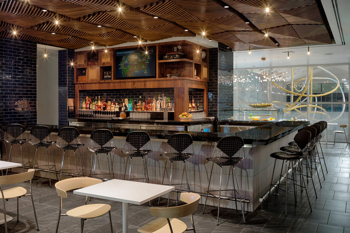 American Express’ Centurion Lounge in Charlotte Douglas International Airport.