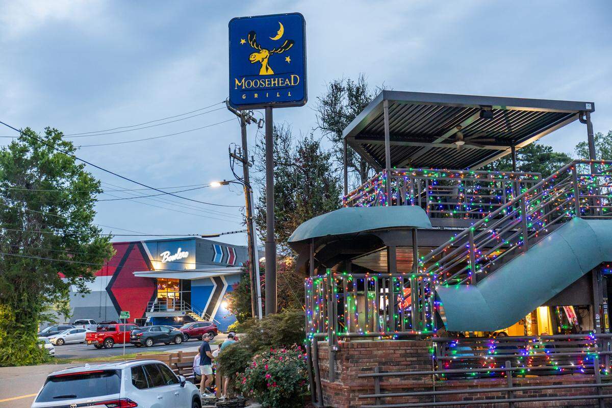 Bowlero and Moosehead Grill on Montford Drive.