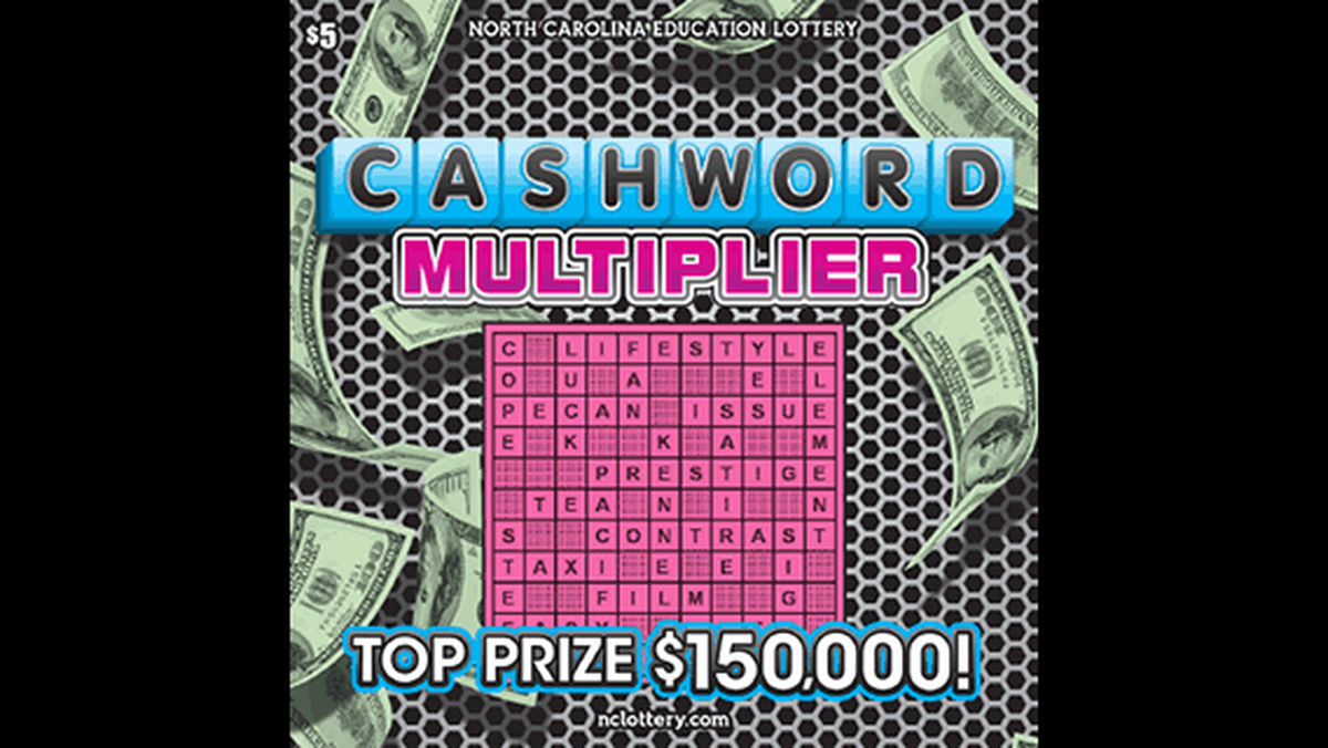 Five top prizes remain to be claimed in the new Cashword Multiplier N.C. scratch-off game, lottery officials said.