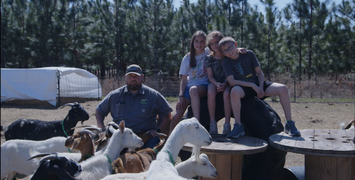 Goatscaping is an eco-friendly alternative to traditional landscaping that Jacob Porter has made into a business.