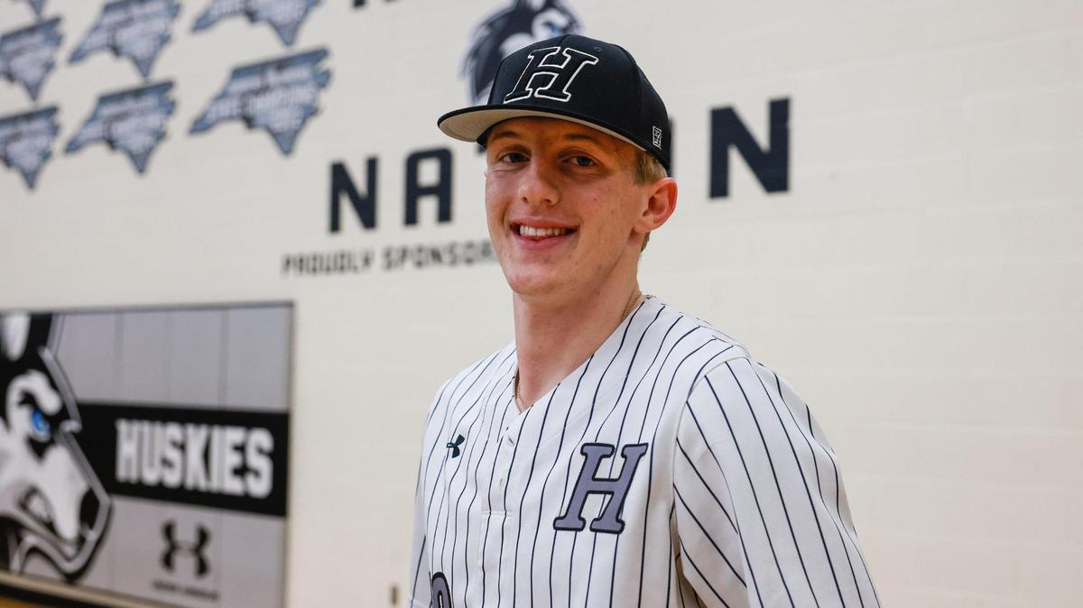 Tyler Baird, a baseball player at Hough High School, is one of the best players in the state and a major college recruit.