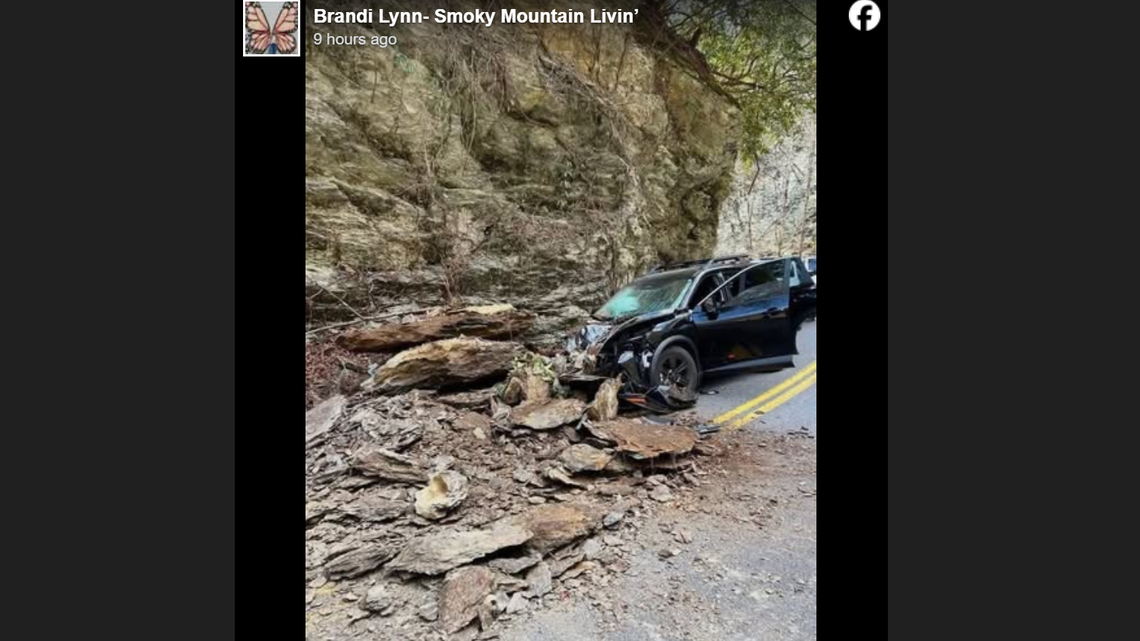 Two hospitalized after boulders slam vehicle in Great Smoky Mountains, park says