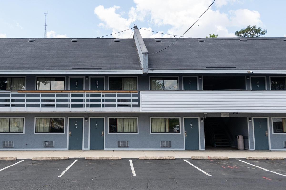 William Walker and Crystal Freeman moved into The Royal Inn motel in north Charlotte a few months ago. They are among the estimated 2,428 people experiencing homelessness, according to Mecklenburg County.
