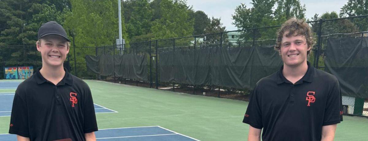 South Point’s doubles team of James and Rex Dover won the NC 3A state tennis doubles championship Saturday