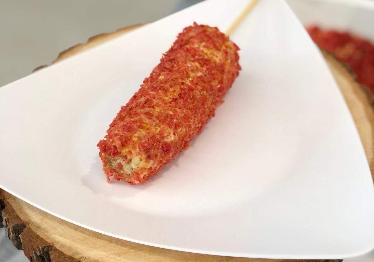 Flamin’ Hot Cheetos Corn on the Cob.
