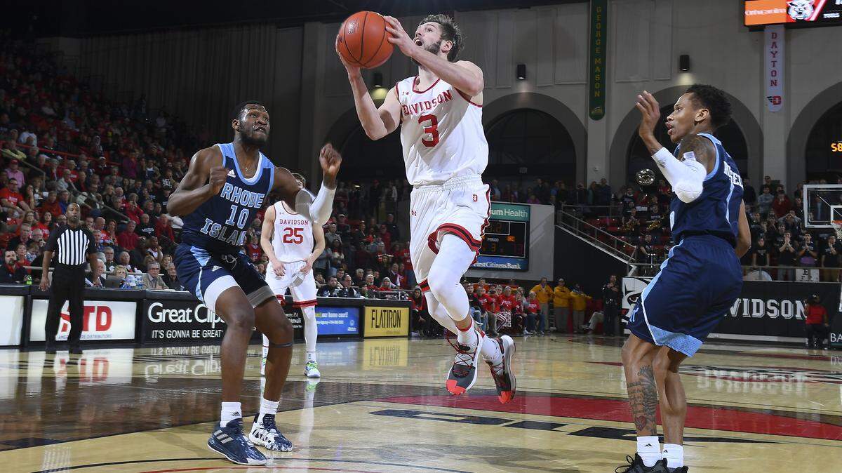 Jon Axel Gudmudsson (3) will leave Davidson as one of the most accomplished players in Wildcats program history.