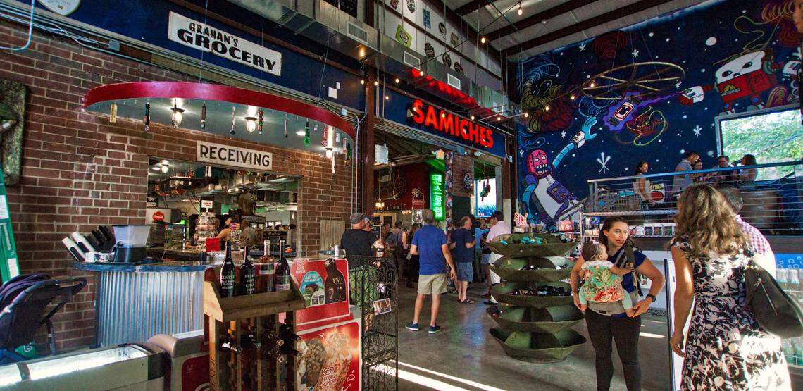 Common Market’s South End location, featuring a mural by Arko + Owl, is temporarily closed.