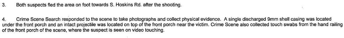 A Charlotte-Mecklenburg Police Department officer wrote that doorbell video showed the person who shot Sean Watson touched the front porch railing. The Mecklenburg District Attorney’s Office later said that wasn’t the case.