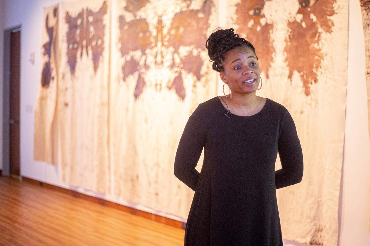 Alexys J. Taylor, the Gantt Center's exhibitions and collections manager talks about an installation on display now called “...and justice for all.” 