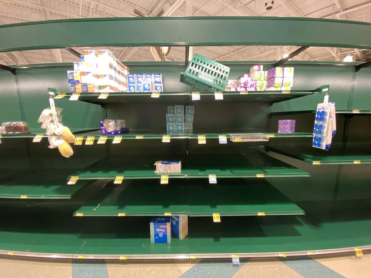 Harris Teeter on Central Avenue on Friday, March 13, 2020.