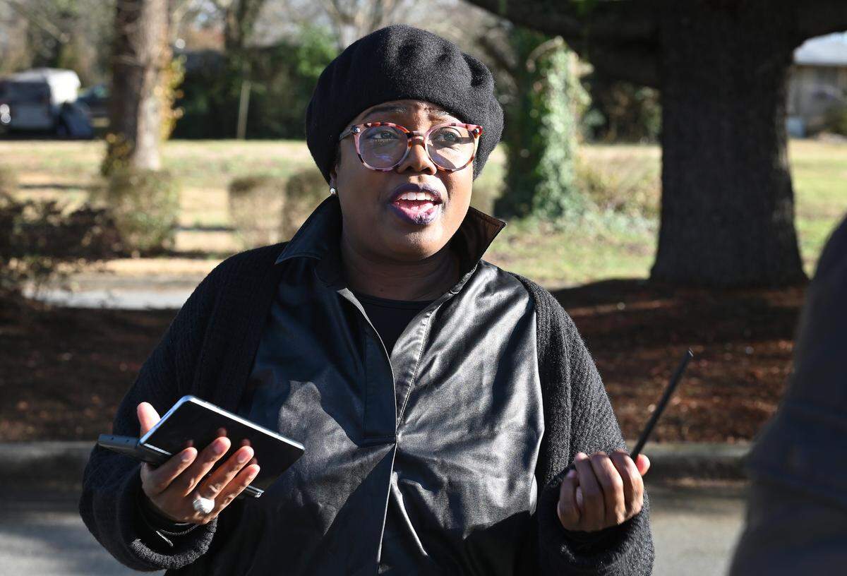 Erica Frazier is president of the Hampshire Hills neighborhood association. She’d like to see improvements come to the area that benefit residents, including more quality businesses.