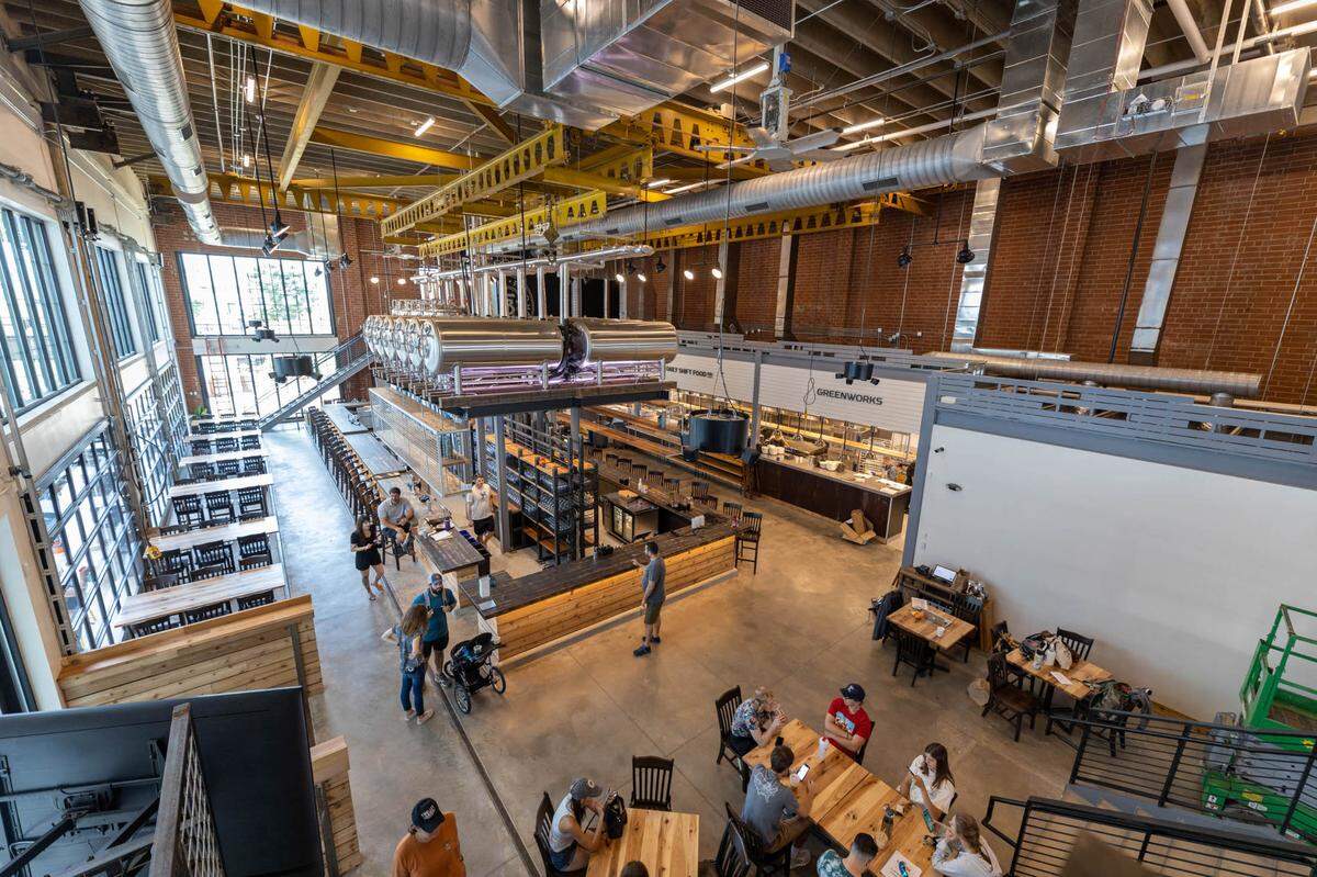 The Trolley Barn’s food stalls include Green Works, Daily Shift Food Co. and Brand & Steel.