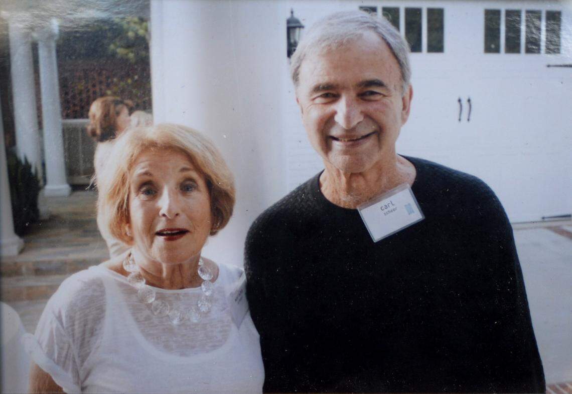 Marsha and Carl Scheer were married for 60 years. They met when they were both counselors at a summer camp and raised two children together -- son Bob and daughter Lauren.