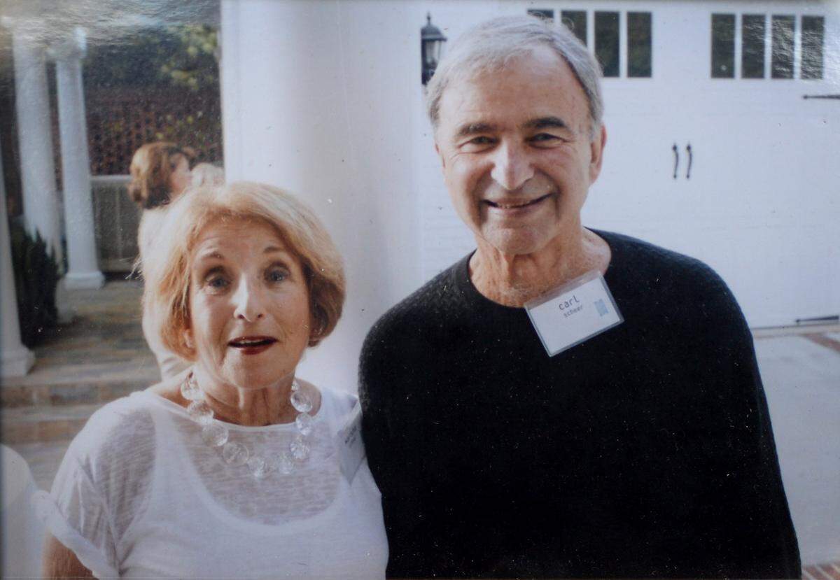 Marsha and Carl Scheer were married for 60 years. They met when they were both counselors at a summer camp and raised two children together -- son Bob and daughter Lauren.