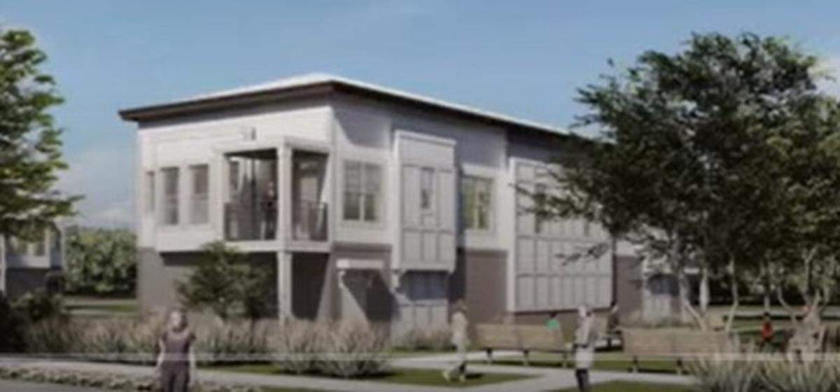 The Mission Stumptown development in Huntersville would include 247 apartments in eight buildings and six commercial buildings.