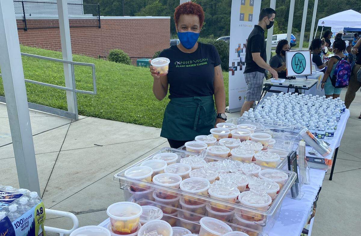 Exposed Vegan has provided food to Renaissance West STEAM Academy as part of owner Zsa-Zsa Porter’s goal to create community connections and foster healthy food options.