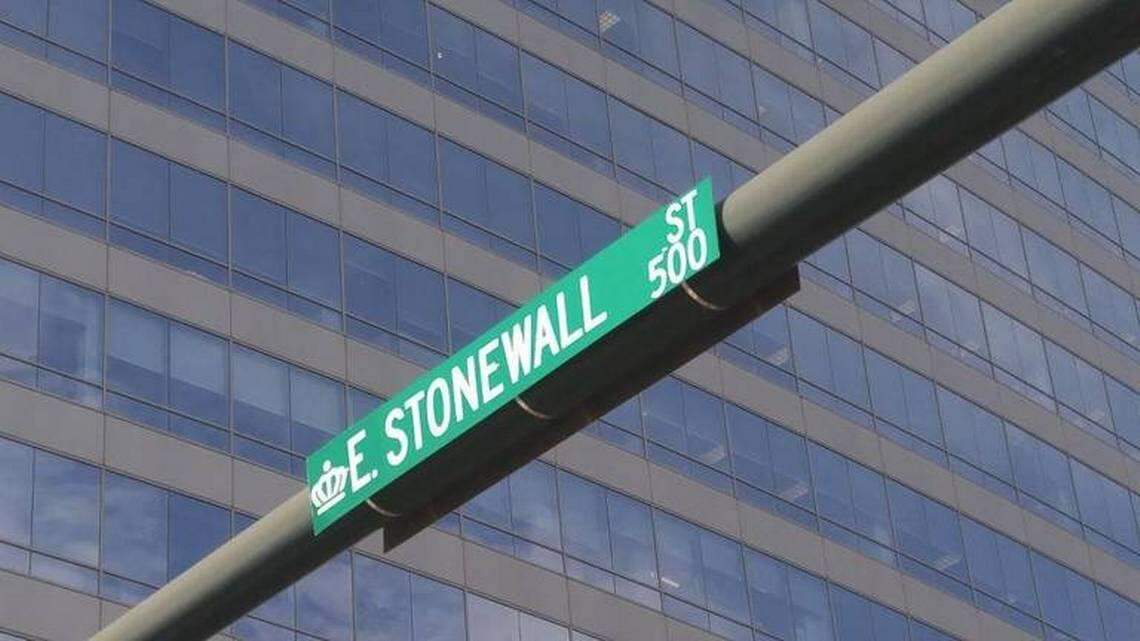 Stonewall Street in uptown Charlotte will be renamed Brooklyn Village Avenue. The change will become effective June 30.