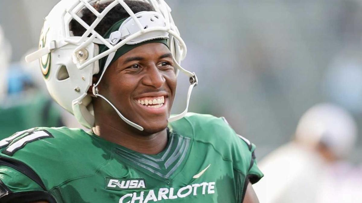 Charlotte 49ers linebacker Juwan Foggie was the team’s third-leading tackler in 2017.