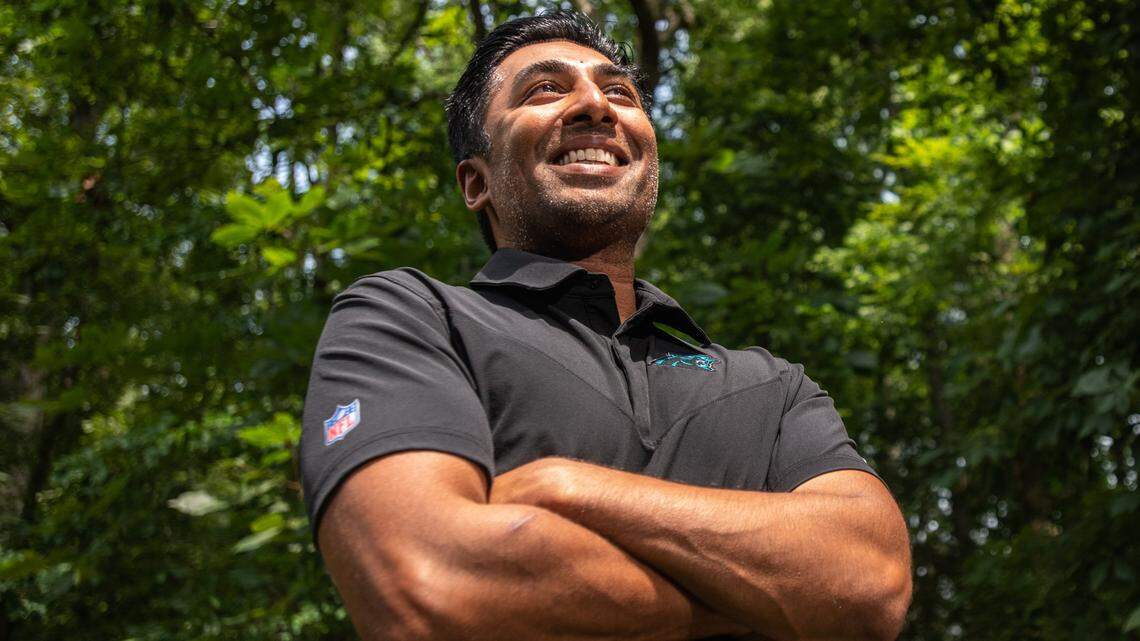 For new Carolina Panthers’ radio announcer Anish Shroff, this is the job of a lifetime