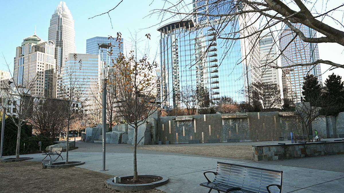New Year’s Eve celebrations in uptown Charlotte were marred just before midnight when five people were hit by gunshots at Romare Bearden Park, according to Charlotte-Mecklenburg Police. A 19-year-old man was arrested at the scene in connection with the shootings, police said. The five victims were shot below the knee and sustained non-life-threatening injuries, police said. Their identities have not been released. The shooting happened around 11:30 p.m. Sunday, Dec. 31, and police officers were patrolling the park at the time, CMPD said in a news release.