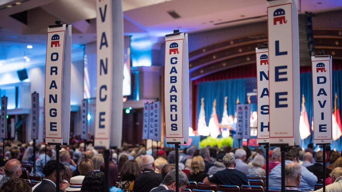 A photo from a GOP event provided by the Cabarrus County Republican Party.