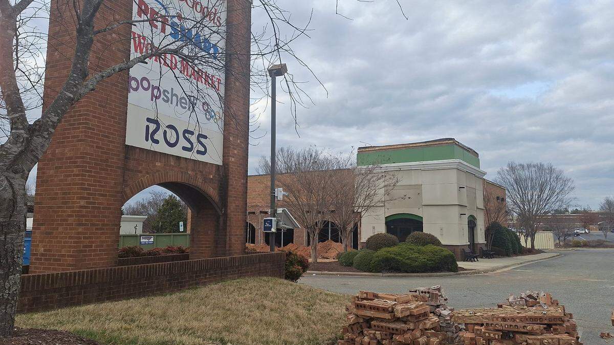 Interior demolition work is underway for a Whataburger restaurant in Mooresville near Lake Norman.