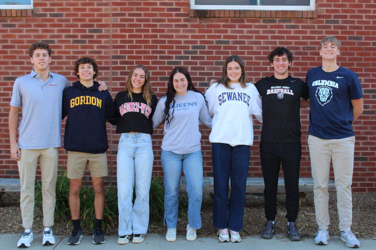 Charlotte Christian college signees on November 12, 2025