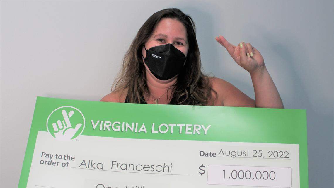 The woman didn’t know how much she won until she logged into her lottery account.