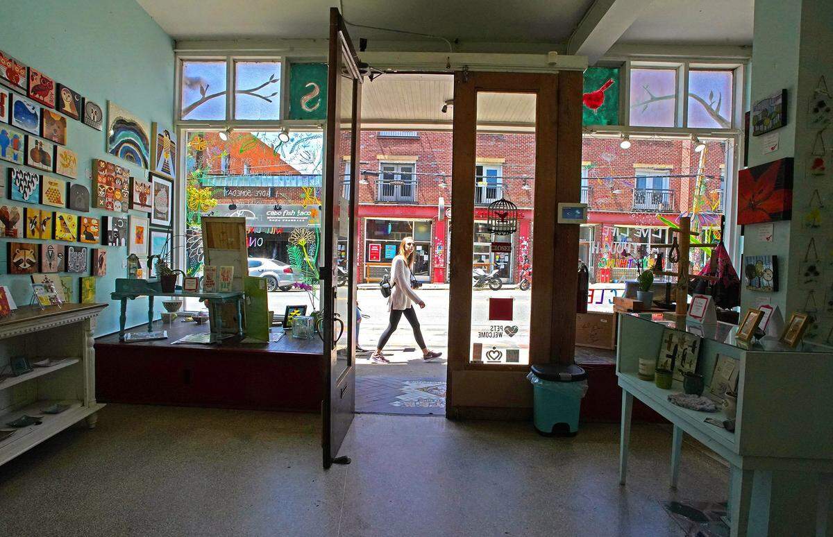 Photo from Ruby’s Gift in Charlotte on Tuesday, May 12, 2020. New data from Mecklenburg County health officials gives an early look at the possible effect of Phase One reopening. jsiner@charlotteobserver.com
