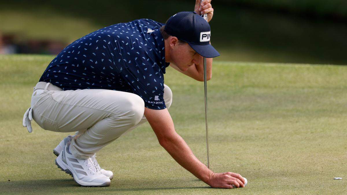 Matt McCarty at the 2025 Masters Tournament