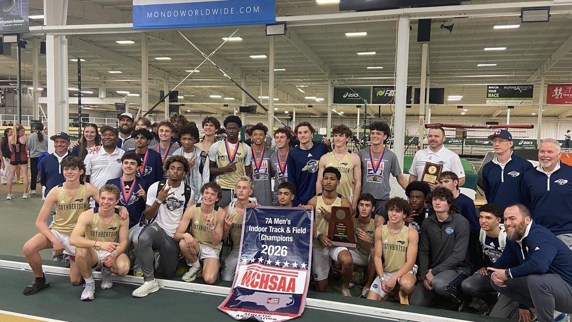 Cuthbertson boys, girls win NCHSAA 7A track state championships Wednesday