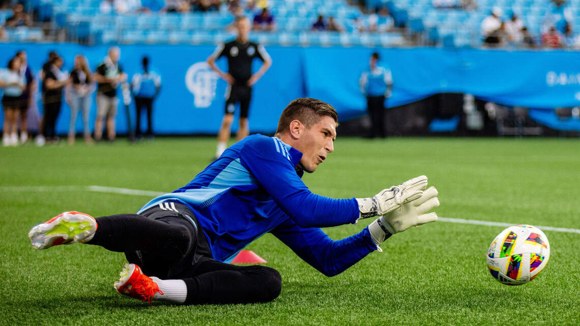 Kahlina named MLS Goalkeeper of the Year, a milestone in Charlotte FC’s best season yet