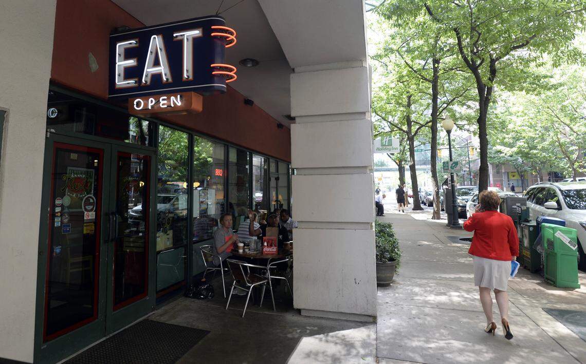 Uptown Charlotte small businesses, such as Mert’s Heart & Soul on College Street, are heavily dependent on office workers and sports and entertainment patrons as customers. The pandemic has hit those businesses hard, and civil unrest and the likely move of the Republican National Convention add to the stresses.