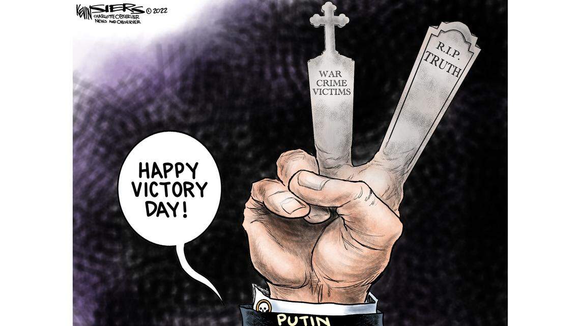 Kevin Siers cartoon: Putin Propaganda