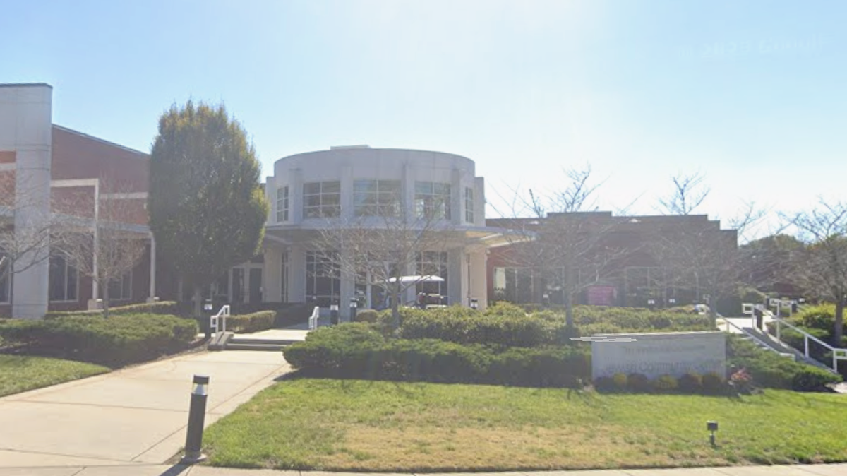 The Jewish Community Center at Shalom Park, a campus where antisemitic signs bearing a swastika and noose were found hung on some buildings.