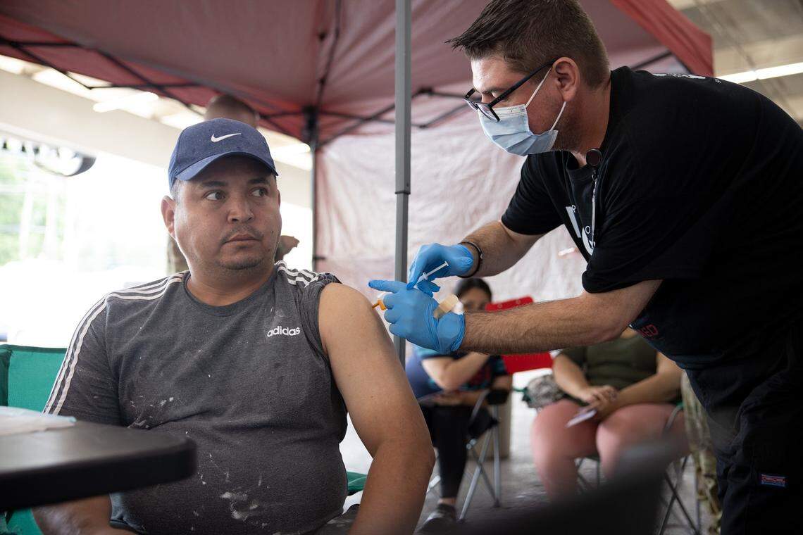 Mecklenburg County reported on Monday, July 12, 2021, that 50% of its residents are now at least partially vaccinated against COVID-19.