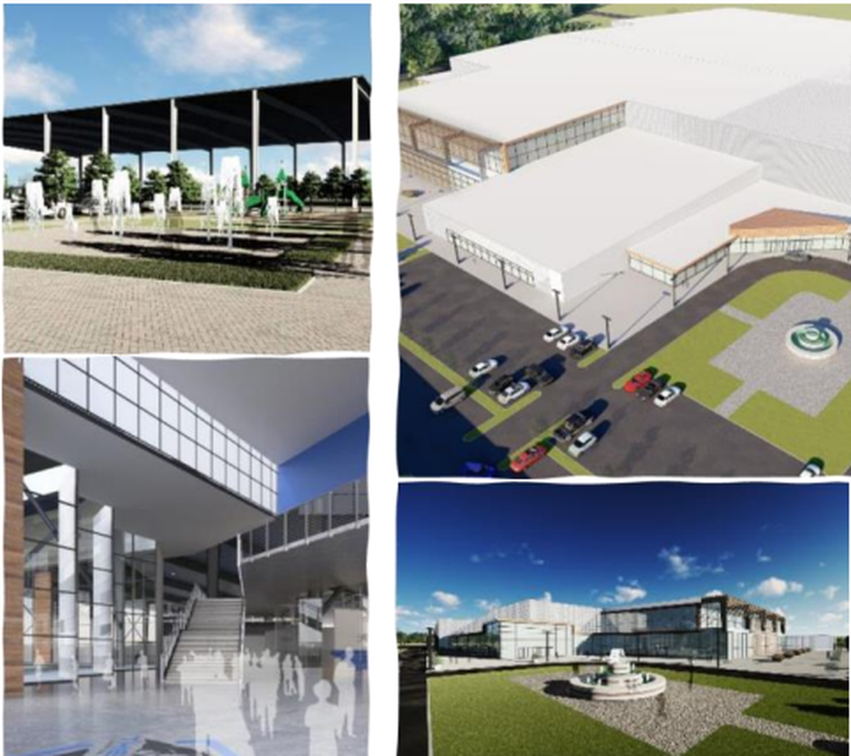 A rendering shows what an indoor sports facility could look like on the site of the former Eastland Mall in Charlotte. Two hundred east Charlotte residents signed a petition supporting this proposal.