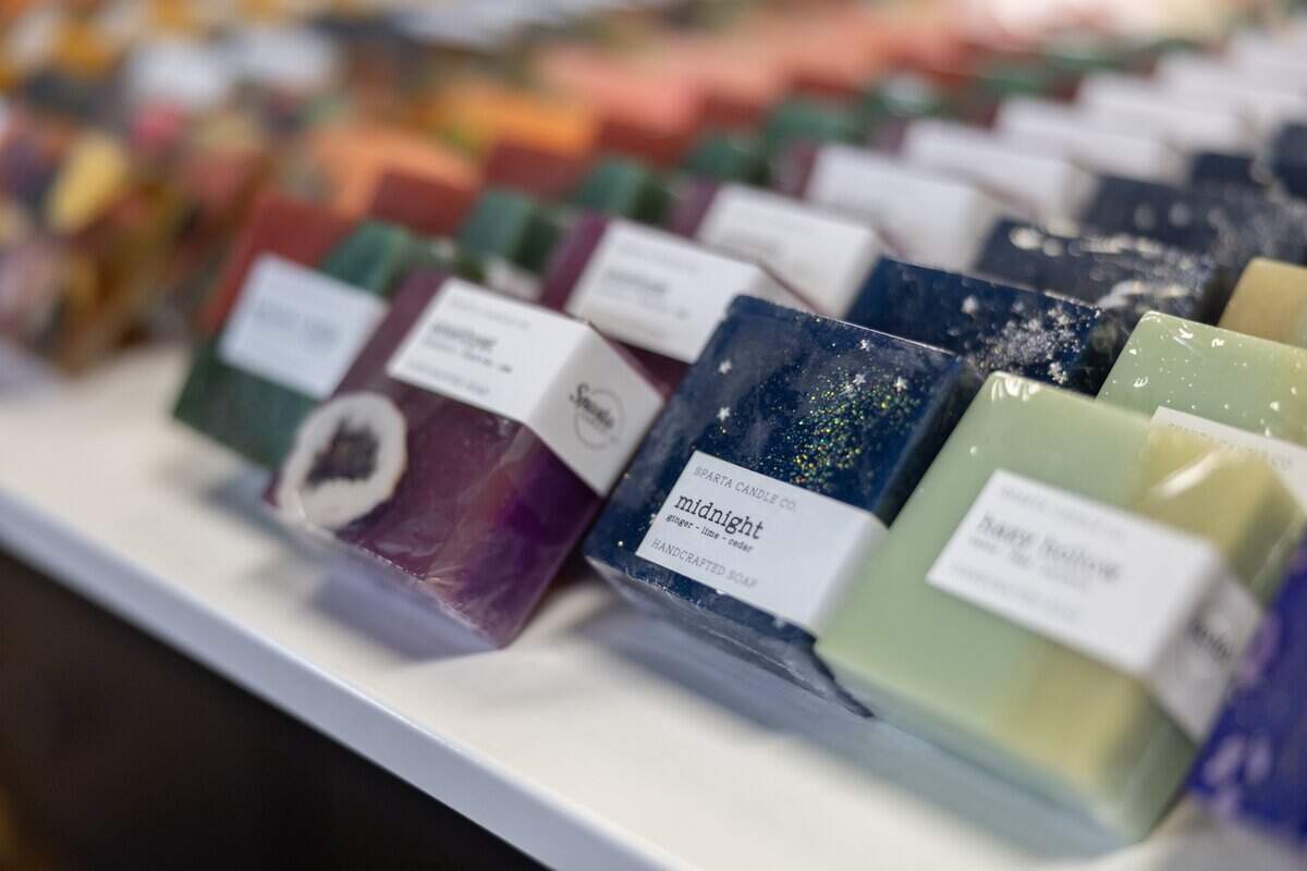 Soaps at Sparta Candle Co.